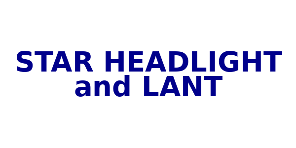 STAR HEADLIGHT and LANT